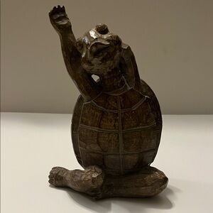 Rare Cracker Barrel Turtle Sculpture